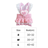 Maxbell Dog Dress Cats Clothes Costume Funny Pet Dress Photo Props Dog Harness Dress M