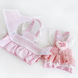 Maxbell Dog Dress Cats Clothes Costume Funny Pet Dress Photo Props Dog Harness Dress L