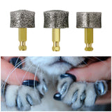 Maxbell Dog Nail Grinder Head Multipurpose Smooth Pet Nail Grinder Tips for Trimming 80 Grits