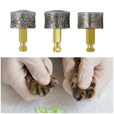 Maxbell Dog Nail Grinder Head Multipurpose Smooth Pet Nail Grinder Tips for Trimming 80 Grits