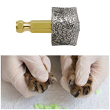 Maxbell Dog Nail Grinder Head Multipurpose Smooth Pet Nail Grinder Tips for Trimming 80 Grits