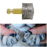 Maxbell Dog Nail Grinder Head Multipurpose Smooth Pet Nail Grinder Tips for Trimming 80 Grits