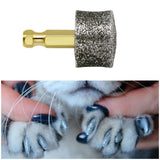 Maxbell Dog Nail Grinder Head Multipurpose Smooth Pet Nail Grinder Tips for Trimming 60 Grits