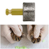 Maxbell Dog Nail Grinder Head Multipurpose Smooth Pet Nail Grinder Tips for Trimming 120 Grits