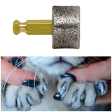 Maxbell Dog Nail Grinder Head Multipurpose Smooth Pet Nail Grinder Tips for Trimming 120 Grits
