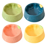 Maxbell Cat Bowl Pet Feeder Bowl Dish Drinking Travel for Small Food Water Bowl green