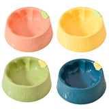 Maxbell Cat Bowl Pet Feeder Bowl Dish Drinking Travel for Small Food Water Bowl green