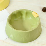 Maxbell Cat Bowl Pet Feeder Bowl Dish Drinking Travel for Small Food Water Bowl green