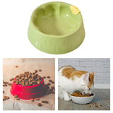 Maxbell Cat Bowl Pet Feeder Bowl Dish Drinking Travel for Small Food Water Bowl green