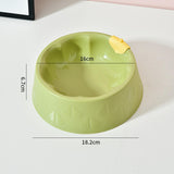 Maxbell Cat Bowl Pet Feeder Bowl Dish Drinking Travel for Small Food Water Bowl green