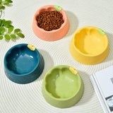 Maxbell Cat Bowl Pet Feeder Bowl Dish Drinking Travel for Small Food Water Bowl green