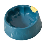 Maxbell Cat Bowl Pet Feeder Bowl Dish Drinking Travel for Small Food Water Bowl blue