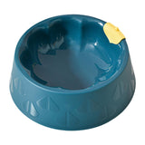 Maxbell Cat Bowl Pet Feeder Bowl Dish Drinking Travel for Small Food Water Bowl blue