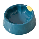 Maxbell Cat Bowl Pet Feeder Bowl Dish Drinking Travel for Small Food Water Bowl blue