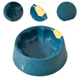 Maxbell Cat Bowl Pet Feeder Bowl Dish Drinking Travel for Small Food Water Bowl blue