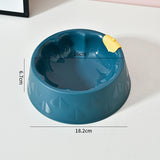 Maxbell Cat Bowl Pet Feeder Bowl Dish Drinking Travel for Small Food Water Bowl blue