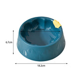 Maxbell Cat Bowl Pet Feeder Bowl Dish Drinking Travel for Small Food Water Bowl blue