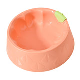 Maxbell Cat Bowl Pet Feeder Bowl Dish Drinking Travel for Small Food Water Bowl Pink