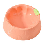 Maxbell Cat Bowl Pet Feeder Bowl Dish Drinking Travel for Small Food Water Bowl Pink