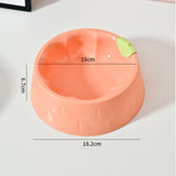 Maxbell Cat Bowl Pet Feeder Bowl Dish Drinking Travel for Small Food Water Bowl Pink