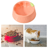 Maxbell Cat Bowl Pet Feeder Bowl Dish Drinking Travel for Small Food Water Bowl Pink