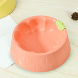 Maxbell Cat Bowl Pet Feeder Bowl Dish Drinking Travel for Small Food Water Bowl Pink