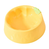 Maxbell Cat Bowl Pet Feeder Bowl Dish Drinking Travel for Small Food Water Bowl yellow