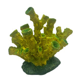 Maxbell Artificial Coral Figurine Sculpture Home Decor Aquarium Decoration for Table green