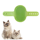 Maxbell Pet Grooming Brush Tool Silicone Cat Grooming Massage for Indoor Cats Kitten Green