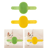 Maxbell Pet Grooming Brush Tool Silicone Cat Grooming Massage for Indoor Cats Kitten Green