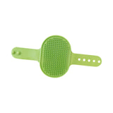 Maxbell Pet Grooming Brush Tool Silicone Cat Grooming Massage for Indoor Cats Kitten Green