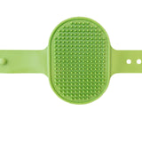 Maxbell Pet Grooming Brush Tool Silicone Cat Grooming Massage for Indoor Cats Kitten Green