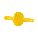 Maxbell Pet Grooming Brush Tool Silicone Cat Grooming Massage for Indoor Cats Kitten Yellow