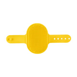 Maxbell Pet Grooming Brush Tool Silicone Cat Grooming Massage for Indoor Cats Kitten Yellow