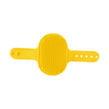 Maxbell Pet Grooming Brush Tool Silicone Cat Grooming Massage for Indoor Cats Kitten Yellow