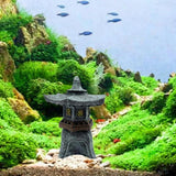 Maxbell Fish Tank Decoration Creative Aquarium Accessories Miniature Pagoda Figurine L