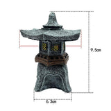 Maxbell Fish Tank Decoration Creative Aquarium Accessories Miniature Pagoda Figurine L