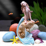 Maxbell Fish Tank Landscaping Decoration Aquarium Hideaway Home Decor Mermaid Statue