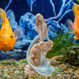 Maxbell Fish Tank Landscaping Decoration Aquarium Hideaway Home Decor Mermaid Statue