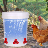 Maxbell 10Pcs Chicken Waterer Nipple Water Drinking Tool for Birds Poultry Supplies