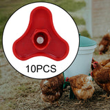 Maxbell 10Pcs Chicken Waterer Nipple Water Drinking Tool for Birds Poultry Supplies