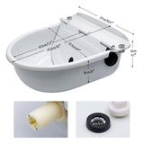 Maxbell Auto Water Bowl with Float Cow Drinking Water Bowl for Farm Animal Cow With hole