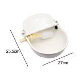 Maxbell Auto Water Bowl with Float Cow Drinking Water Bowl for Farm Animal Cow Without hole