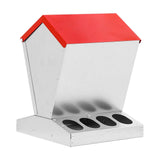 Maxbell Chicken Feeder Multipurpose Chick Feeding Station for Canary Backyard Pigeon 30.5cmx30.5cmx40cm