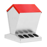 Maxbell Chicken Feeder Multipurpose Chick Feeding Station for Canary Backyard Pigeon 30.5cmx30.5cmx40cm