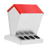 Maxbell Chicken Feeder Multipurpose Chick Feeding Station for Canary Backyard Pigeon 30.5cmx30.5cmx40cm