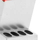 Maxbell Chicken Feeder Multipurpose Chick Feeding Station for Canary Backyard Pigeon 30.5cmx30.5cmx40cm