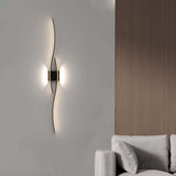 Maxbell Modern LED Wall Light Makeup Lamp Mirror Sconce for Office Bedroom Farmhouse black