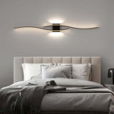 Maxbell Modern LED Wall Light Makeup Lamp Mirror Sconce for Office Bedroom Farmhouse black