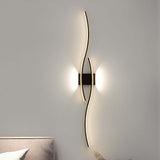 Maxbell Modern LED Wall Light Makeup Lamp Mirror Sconce for Office Bedroom Farmhouse black